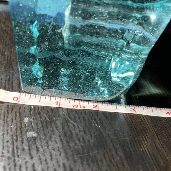 Tea Light Clear Blue Recycled Glass Votive Decor Home Heavyweight Paper - Picture 10 of 10